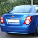 Купить Бампер задний в цвет кузова Chevrolet Aveo T300 (2011-2015) седан в Казани