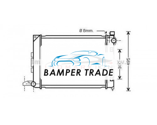 Купить Радиатор LAND ROVER FREELANDER 2.0TD 98-01 в Казани