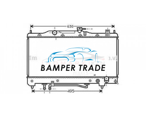 Купить Радиатор TOYOTA AVENSIS 2.0 97-01 на TOYOTA AVENSIS T22 в Казани
