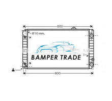 Радиатор AUDI A8 2.8 4.2 A T +A C 94-99