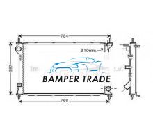 Радиатор FORD TRANSIT CONNECT 1.8TD 1.8 02-