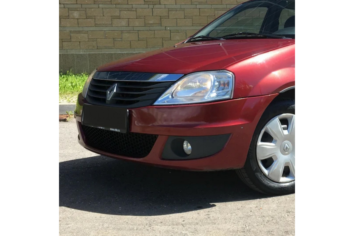 Заказать Бампер передний в цвет кузова Renault Logan 1 (2009-2015) фаза 2  рестайлинг с доставкой - кузовные детали по выгодной цене | на все виды авто