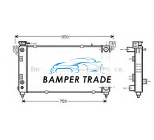 Радиатор CHRYSLER VOYAGER 2.0-3.3 95-02 на CHRYSLER VOYAGER GS