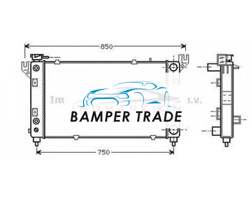 Заказать Радиатор CHRYSLER VOYAGER 2.0-3.3 95-02 на CHRYSLER VOYAGER GS в Казани