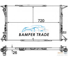 Радиатор AUDI A4 A5 Q5 1.8-2.0 2.0 3.0 TDI 07-