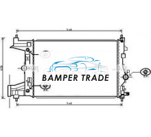 Радиатор OPEL ASTRA J 1.6 M T 09-