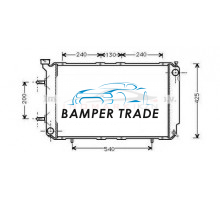 Радиатор SUBARU LEGACY 2.5 94-00 на Subaru Legacy II (1993–1999)