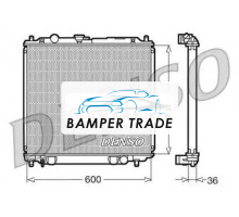 Радиатор Mitsubishi Pajero II (1991–1997) DENSO DRM45014