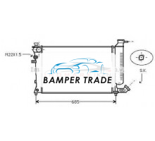 Радиатор CITROEN XSARA 1.4-1.8 93-05