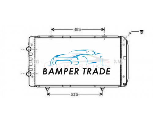 Купить Радиатор CITROEN JUMPER FIAT DUCATO 2.0D-2.8D 02- в Казани