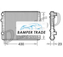 Радиатор двигателя DENSO DRM32030