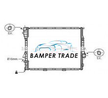 Радиатор BMW E53 3.0 4.4 3.0D 00-