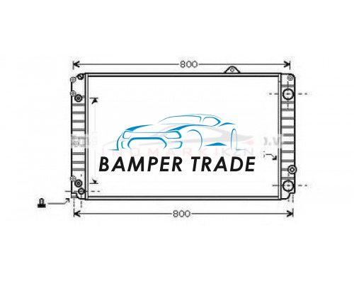 Купить Радиатор AUDI A8 2.8 4.2 94-99 в Казани
