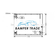 Радиатор LAND ROVER RANGE ROVER I 3.0TD 02-