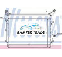 Радиатор двигателя NISSENS 65281A