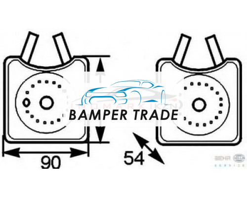 Заказать Радиатор масляный VAG A4 1.6-1.9 02- BORA CADDY GOLF 1.8-2.0 00- в Казани