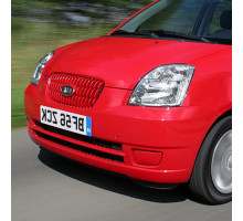 Бампер передний в цвет кузова Kia Picanto 1 (2004-2007) без отверстия птф