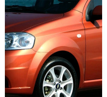 Крыло переднее левое в цвет кузова Chevrolet Aveo T250 (2006-2012) седан