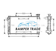 Радиатор DODGE CARAVAN 3.3 3.8 00- на CHRYSLER VOYAGER RG/RS