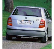 Бампер задний в цвет кузова Skoda Fabia 1 (2000-2007) хэтчбек