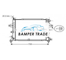 Радиатор OPEL ASTRA H 2.0 2.2 04-