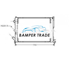 Радиатор RENAULT LAGUNA 1.6-3.0 93-01