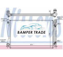 Радиатор двигателя NISSENS 60233A на Audi A6 III (C6) (2004–2008)