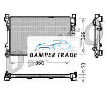 Радиатор охлаждение двигателя DENSO DRM17081