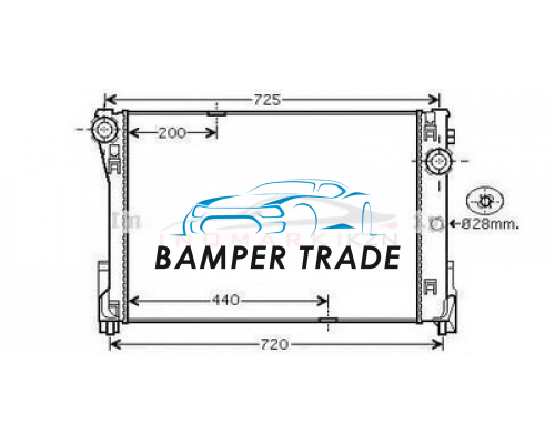 Заказать Радиатор MB W204 W212 1.6-3.5 2.0D-2.5D M T 07- на MERCEDES C-CLASS W204 в Казани