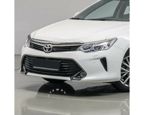 Заказать Бампер передний в цвет кузова Toyota Camry V50 (V55) (2014-2017) рестайлинг с омывателями в Казани