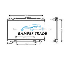Радиатор NISSAN MAXIMA QX 2.0 3.0 94-01 на Nissan Cefiro II (A32) (1994–2000)