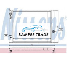 Радиатор BMW E60 E61 E63-E66 3.0-6.0 01-