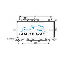 Радиатор SUBARU OUTBACK III 3.0 03-