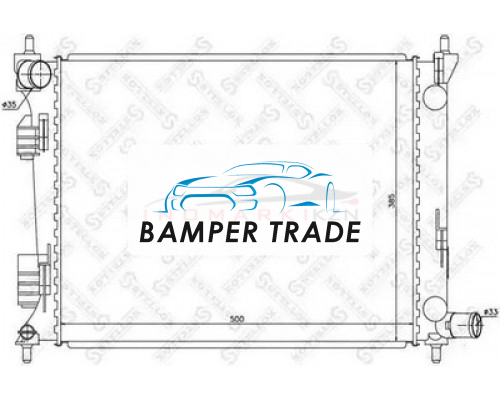 Заказать Радиатор охлаждение двигателя STELLOX 1026517SX в Казани