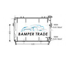 Радиатор JEEP GRAND CHEROKEE 5.2 5.9 92-00 на JEEP GRAND CHEROKEE ZJ