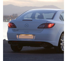 Бампер задний в цвет кузова Mazda 6 GH седан (2007-2009)