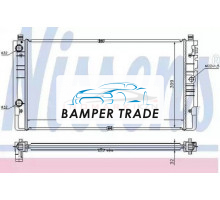 Радиатор двигателя NISSENS 65238A на Volkswagen Transporter T4 (1990–2003)