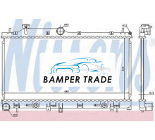 Радиатор SUBARU LEGACY 2.0 05-