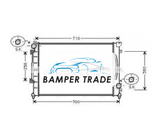 Радиатор AUDI A6 2.5TD M T 97-05