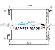 Радиатор RENAULT DUSTER LOGAN SANDERO LADA LARGUS 1.2-1.6 1.5D -A C 09-