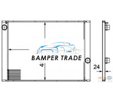 Радиатор BMW E60 2.0-3.0 A T 03-