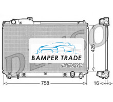 Радиатор охлаждение двигателя DENSO DRM51003 на Lexus LS III (2000–2003)