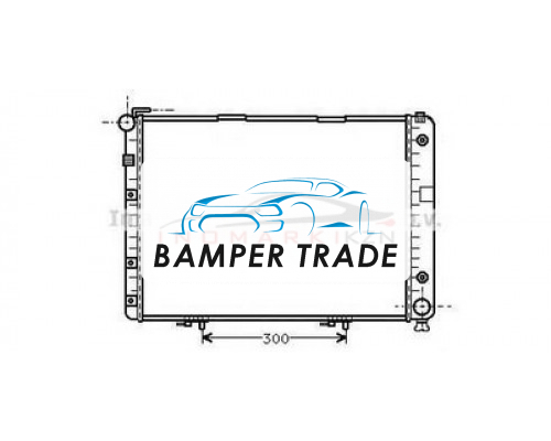 Купить Радиатор MB W124 4.0 6.0 91-96 в Казани