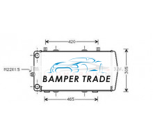 Радиатор SKODA FELICIA 1.6 95-02