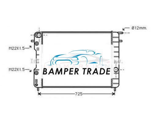 Заказать Радиатор OPEL OMEGA B 2.0-3.0 94-01 на OPEL OMEGA B в Казани