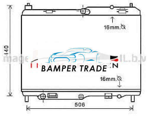 Заказать Радиатор FORD FIESTA 1.4 A T 08- в Казани