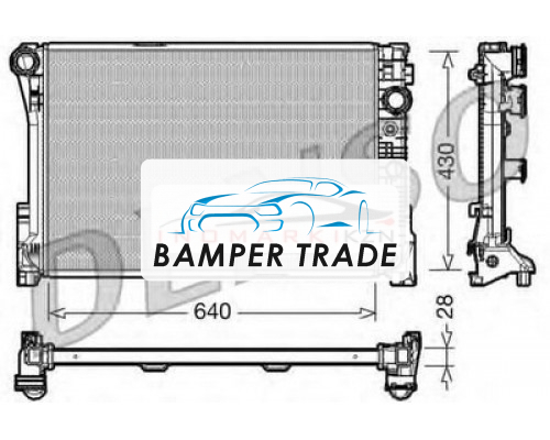 Заказать Радиатор MB W204 W212 1.8-3.5 2.0-2.2D A T 07- в Казани