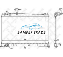 Радиатор охлаждение двигателя STELLOX 1025076SX на Mazda 6 I (GG) (2002–2005)