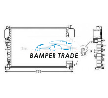 Радиатор MB W211 2.0-5.5 2.2D-2.7TD 02-