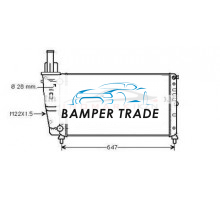 Радиатор FIAT PUNTO 93-99 на Fiat Punto I (1993–1999)